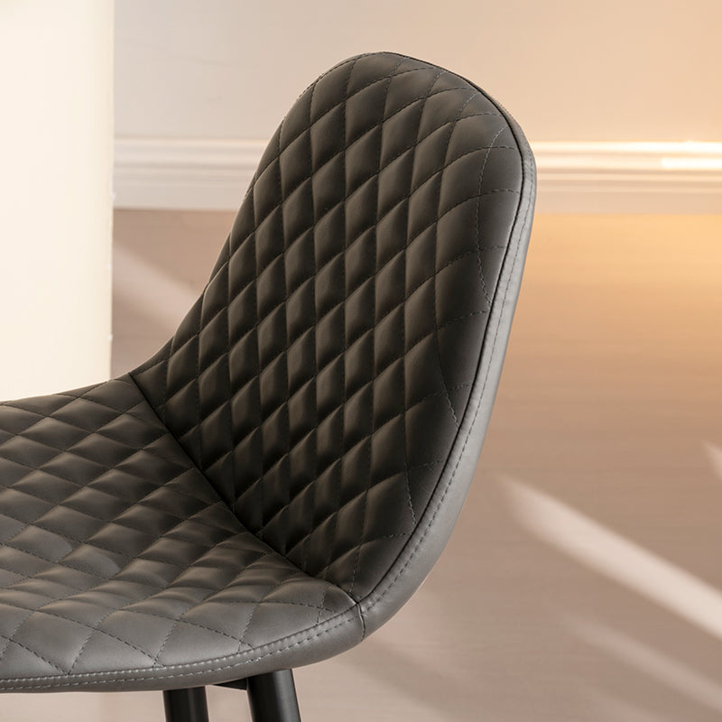 Jarvis Diamond Bar Stools [Set of 2] [Pu Leather][65 cm] [75 cm]