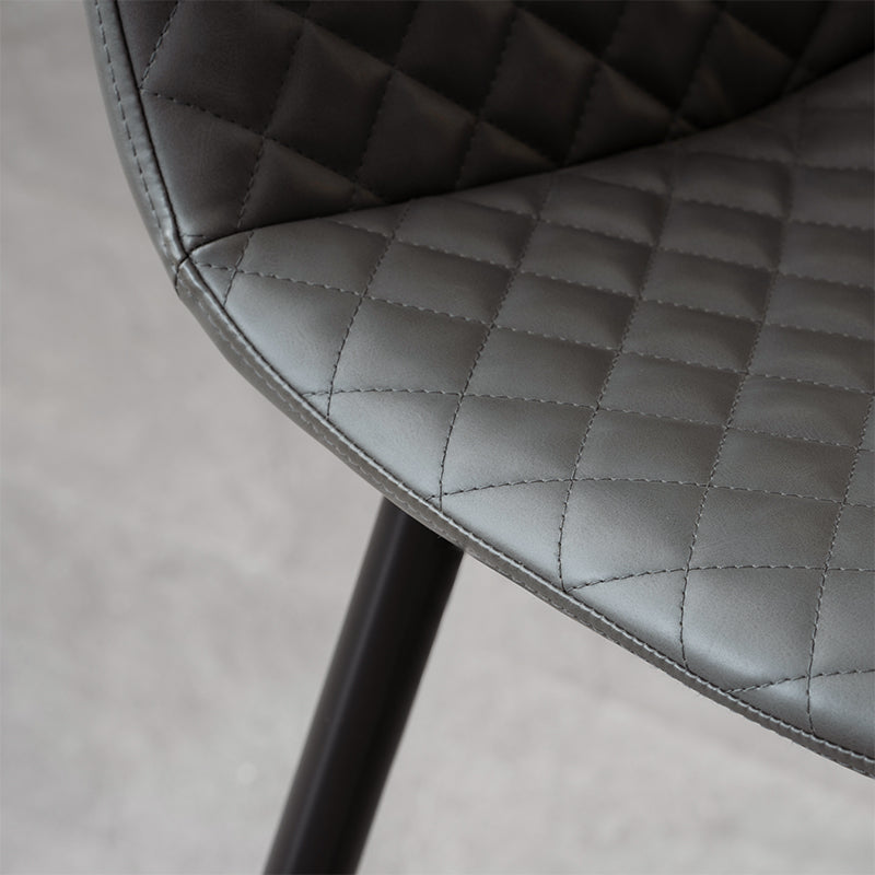 Jarvis Diamond Bar Stools [Set of 2] [Pu Leather][65 cm] [75 cm]