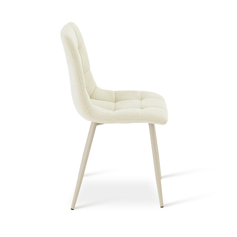 Aoife Dining Chairs [Set of 2] [Linen Fabric] [Light-colored Legs]