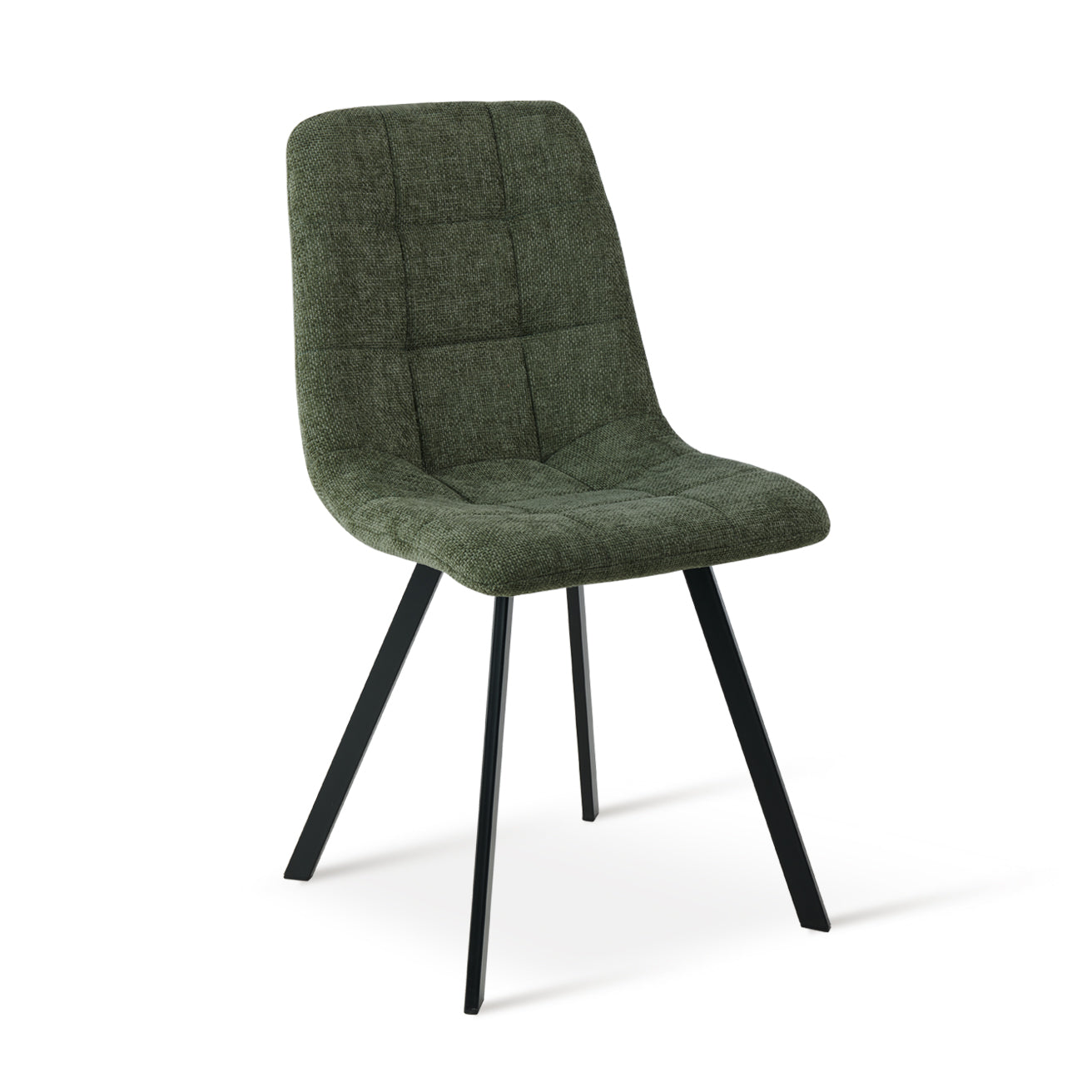 Sloane Rectangular Dining Table & 4 Aoife Sleek Dining Chairs [Dining Set]