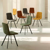 Aoife Sleek Dining Chairs [Set of 2] [Linen Texture Fabric]