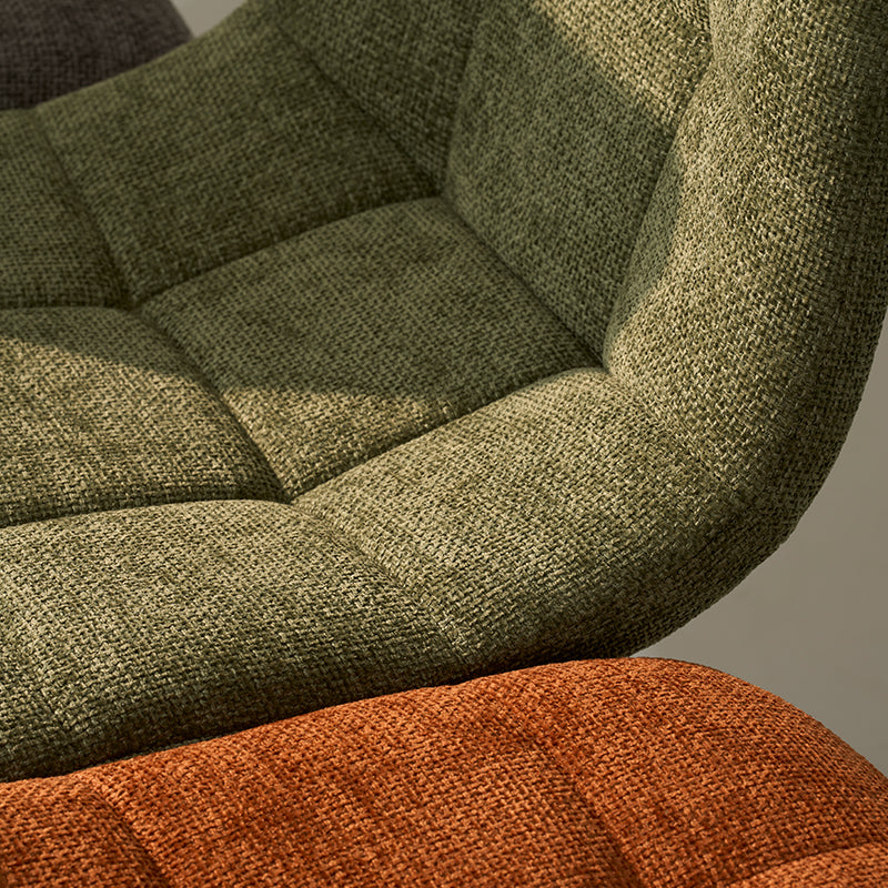 Aoife Sleek Dining Chairs [Set of 2] [Linen Texture Fabric]