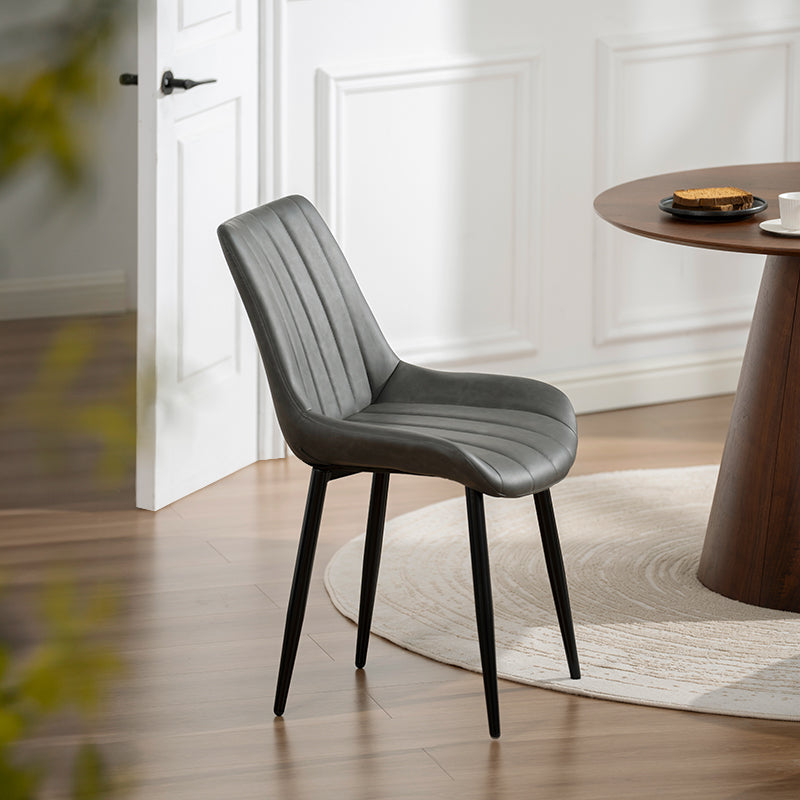Fareeha Round Dining Table & 2 Jarvis Dining Chairs [Dining Set]