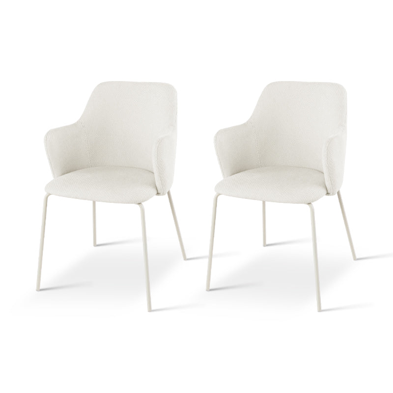 Dahlia Dining Chairs [Set of 2] [Linen Fabric]