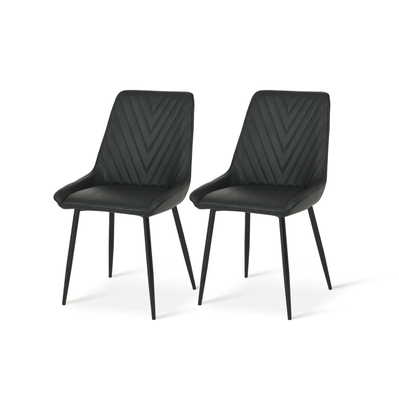 Zack V Dining Chairs [Set of 2] [Pu Leather]
