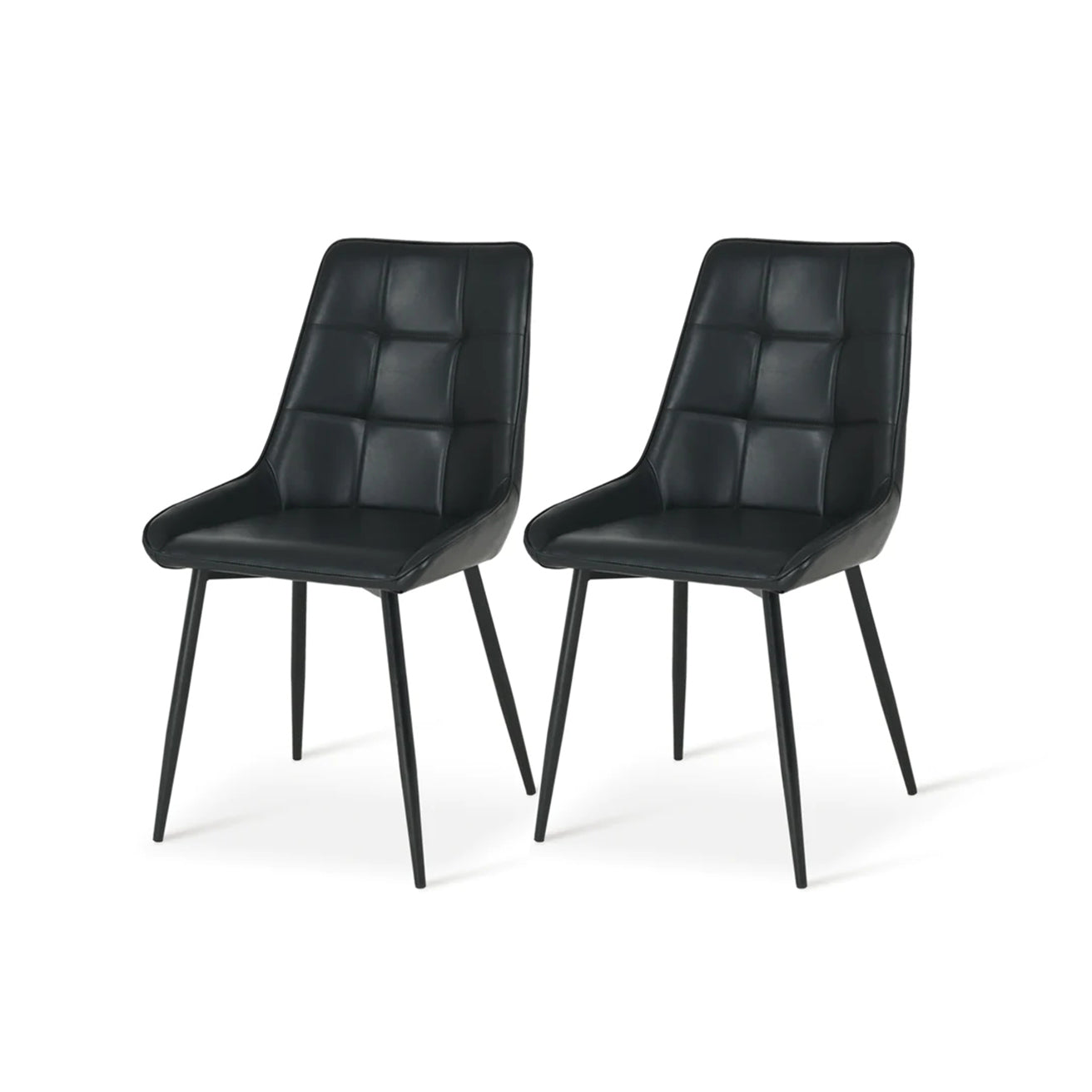 Zack Dining Chairs [Set of 2] [Pu Leather]
