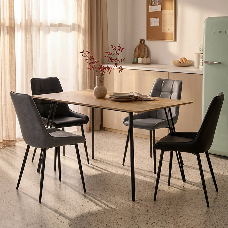 Zack Dining Chairs [Set of 2] [Pu Leather]