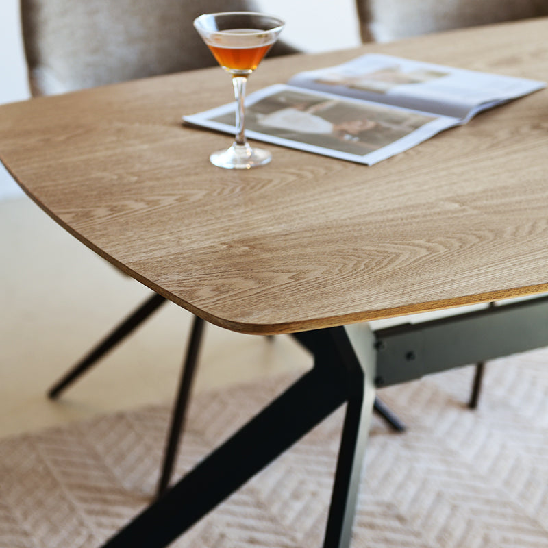 Rowan Dining Table [Wood Color] [160 cm]