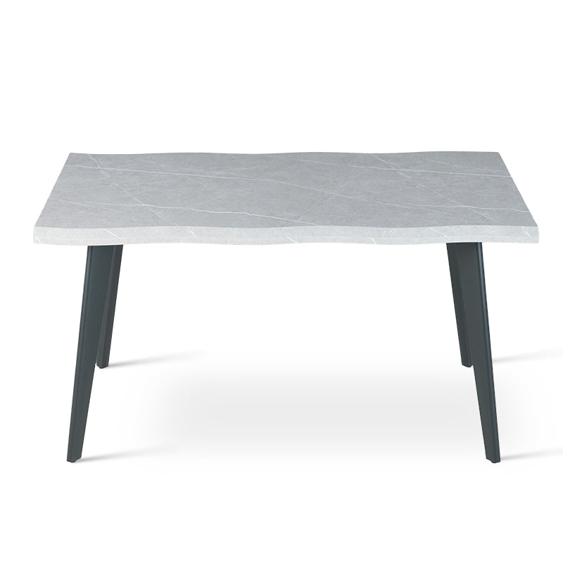 Beatrix Dining Table [Wood] [Grey Marble] [140 cm] [160 cm]