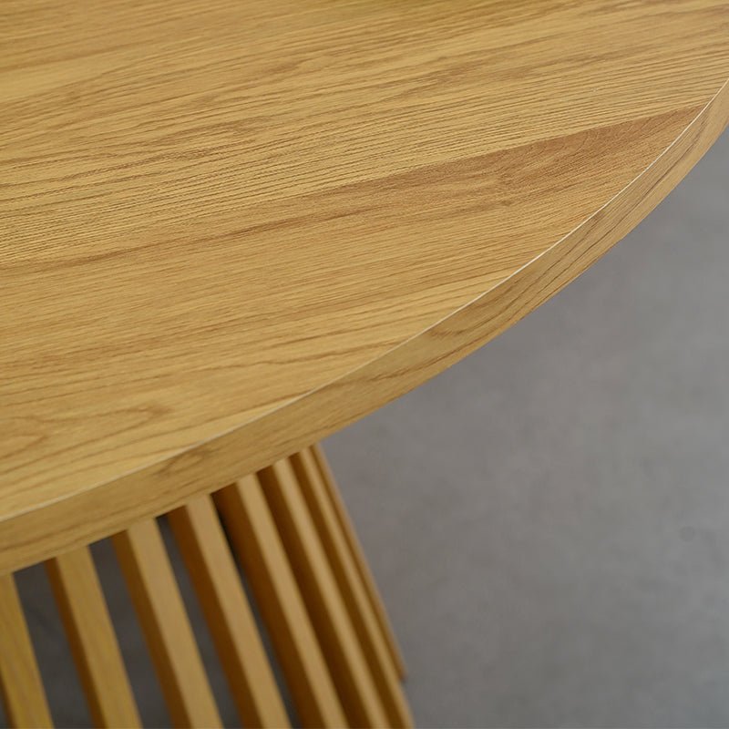 Veronica Round Dining Table [Oak Color] [120 cm]