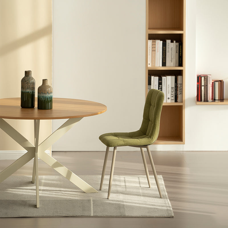 Tilly Round Dining Table [Wood Color] [120 cm]