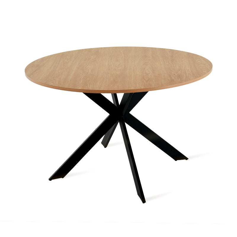 Tilly Round Dining Table [Wood Color][120 cm]