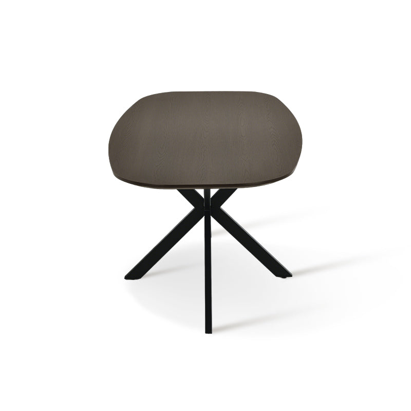 Geena Dining Table [Grey Marble][Walnut Wood] [180 cm]