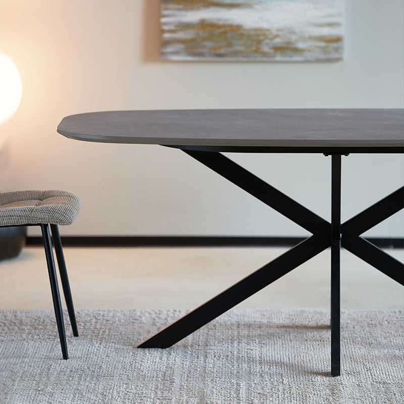 Geena Dining Table [Grey Marble] [180 cm]