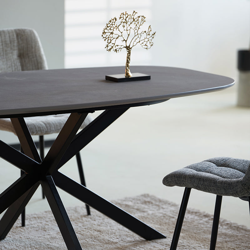 Geena Dining Table [Grey Marble] [180 cm]