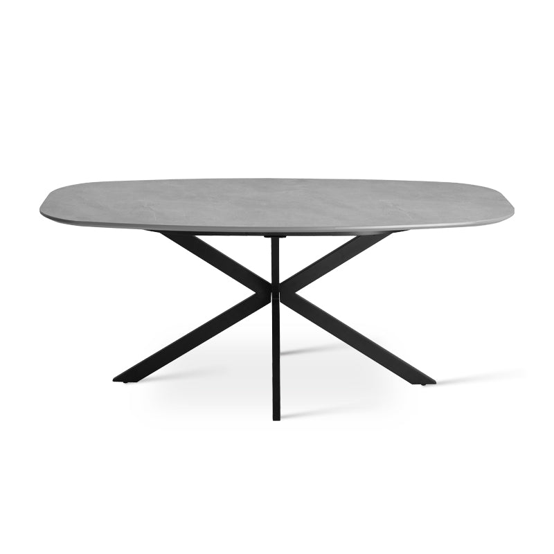 Geena Dining Table [Grey Marble] [180 cm]