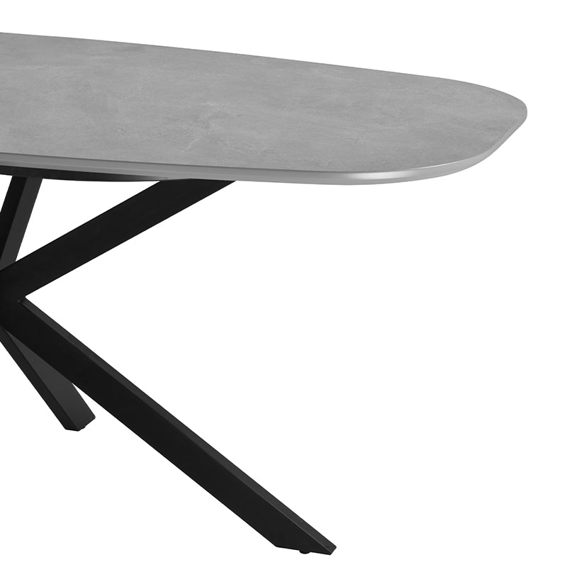 Geena Dining Table [Grey Marble] [180 cm]