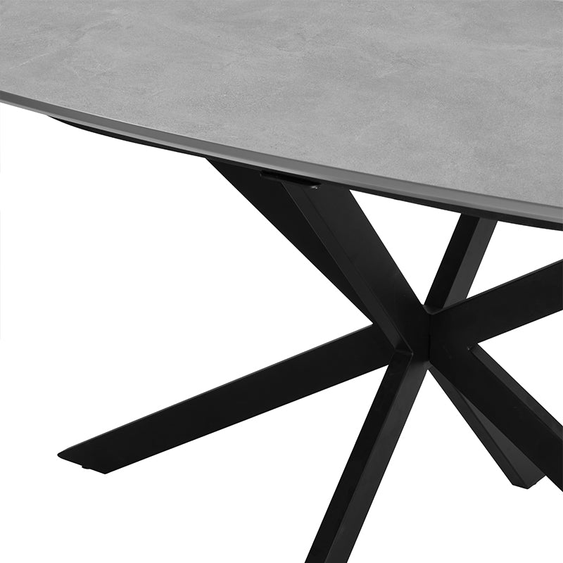 Geena Dining Table [Grey Marble] [180 cm]