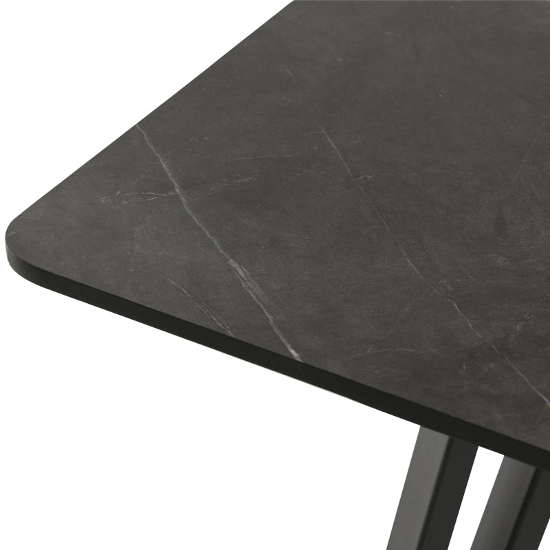 Fareeha Square Dining Table [Grey Marble] [80 cm]