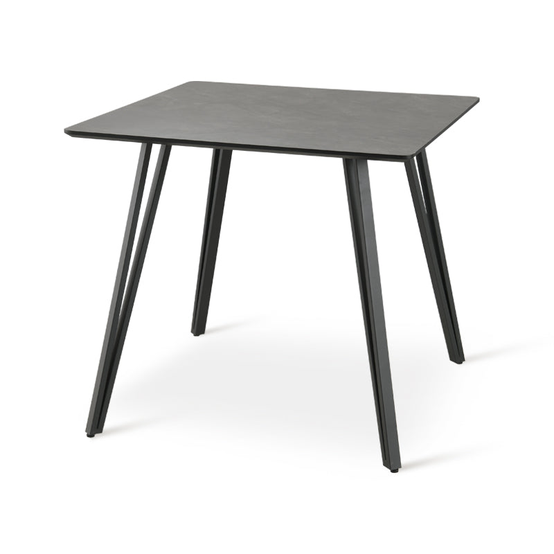 Fareeha Square Dining Table [Grey Marble] [80 cm]