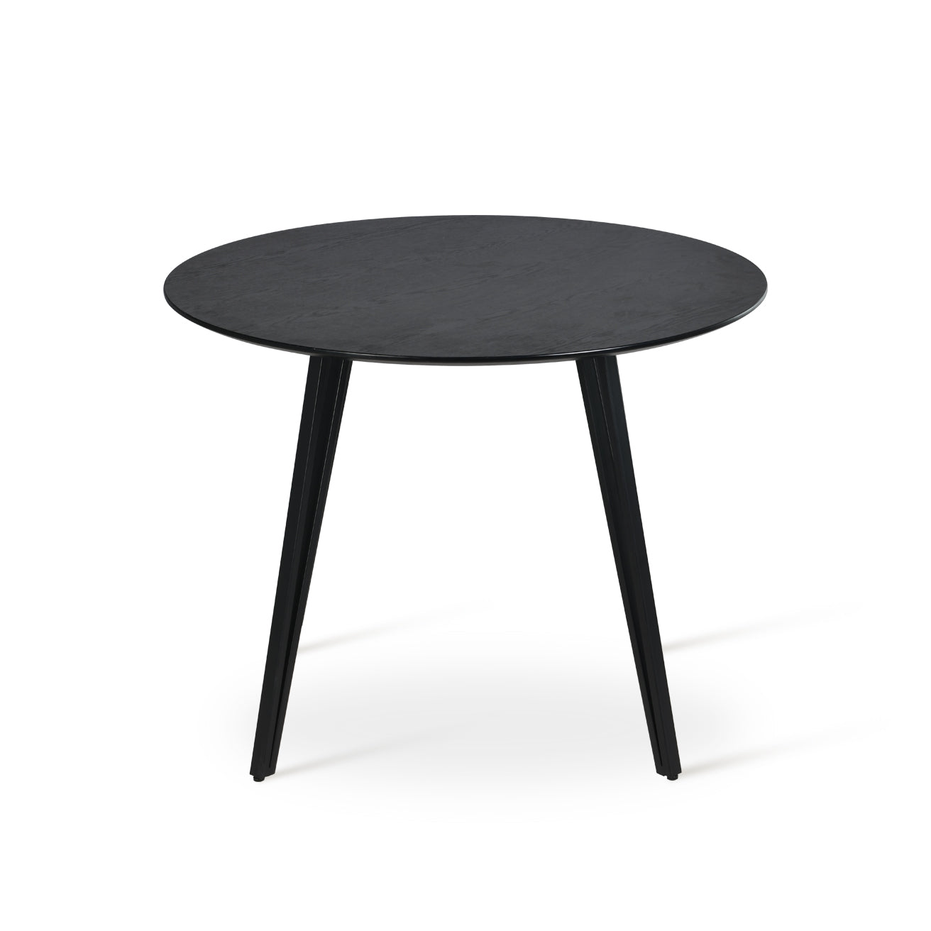 Fareeha Round Dining Table [Black Marble] [100 cm]