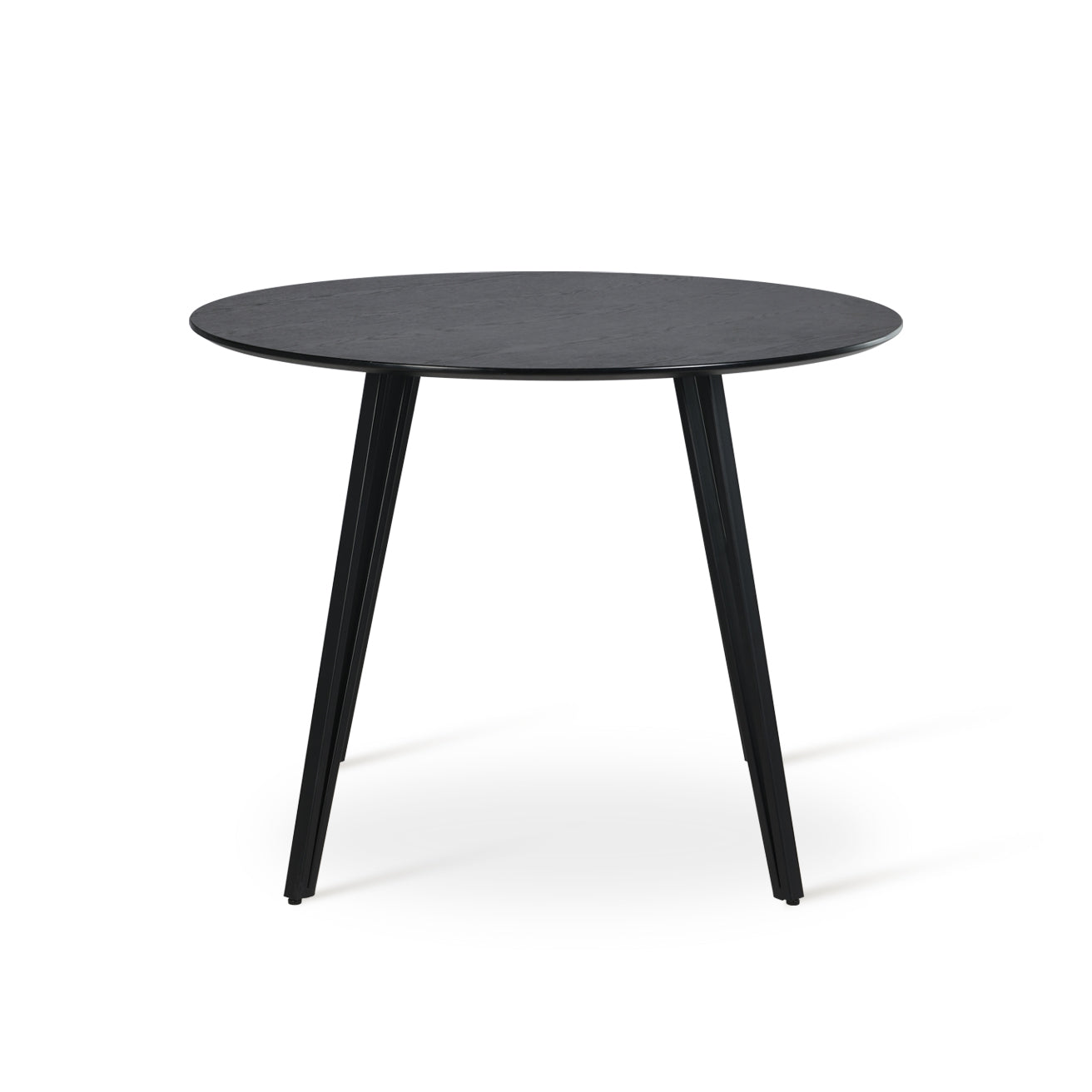 Fareeha Round Dining Table [Black Marble] [100 cm]