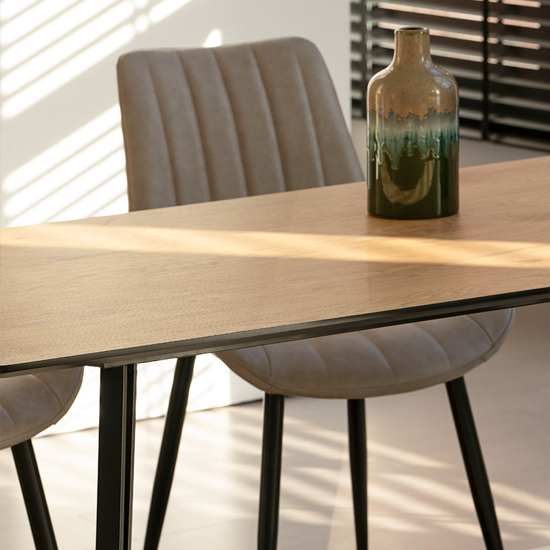 Fareeha Rectangular Dining Table [Wood Color] [160 cm]