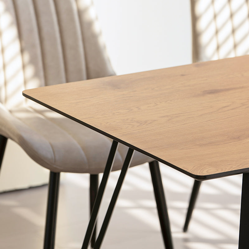 Fareeha Rectangular Dining Table [Wood Color] [160 cm]