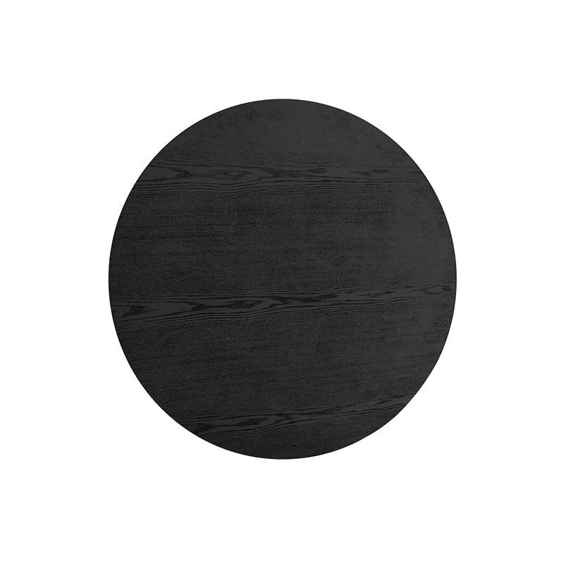 Gemma Round Dining Table [Black] [120 cm]