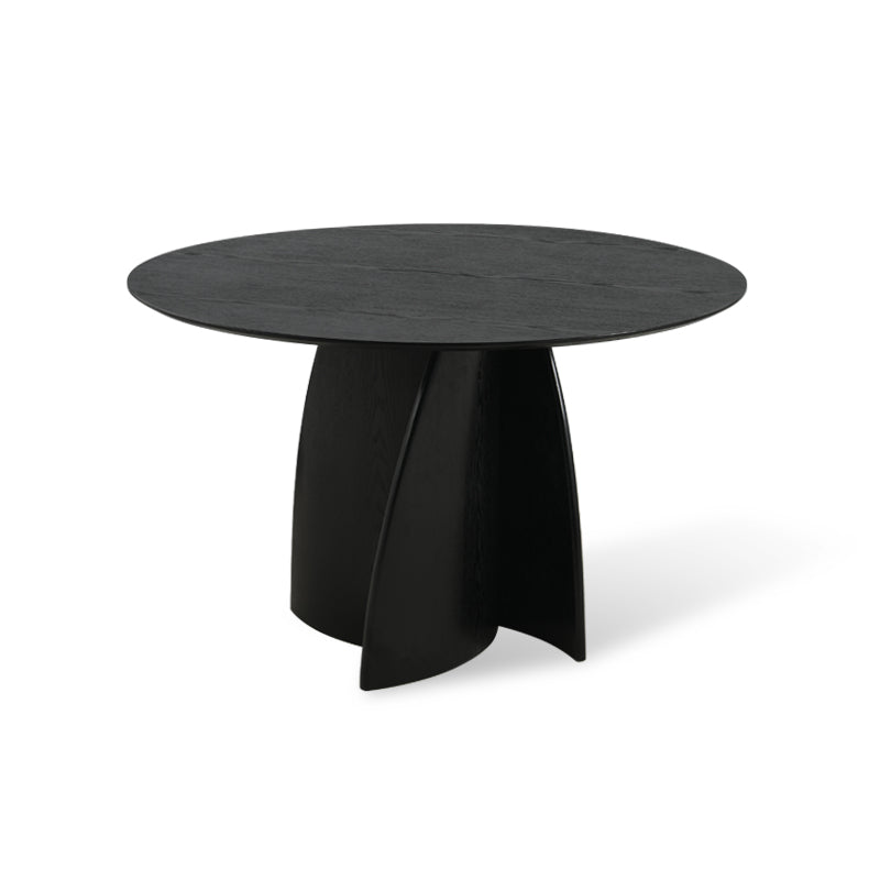 Gemma Round Dining Table & 4 Edith Dining Chairs [Dining Set]