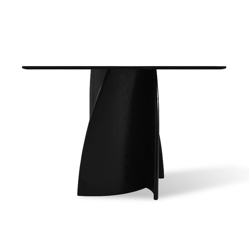 Gemma Round Dining Table [Black] [120 cm]