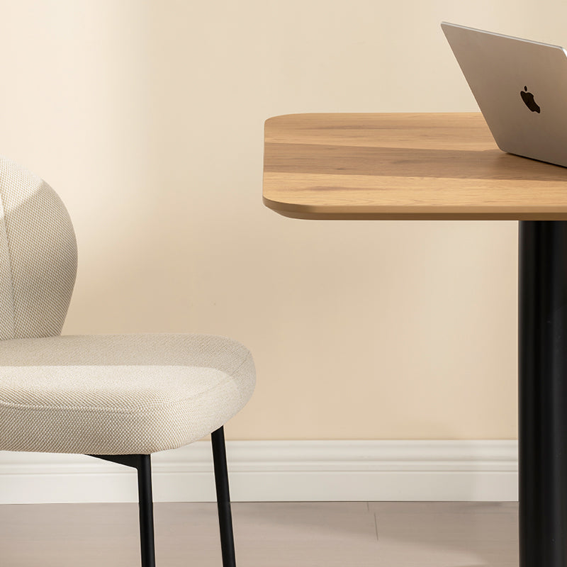 Amara Square Dining Table [Wood Pattern] [80 cm]
