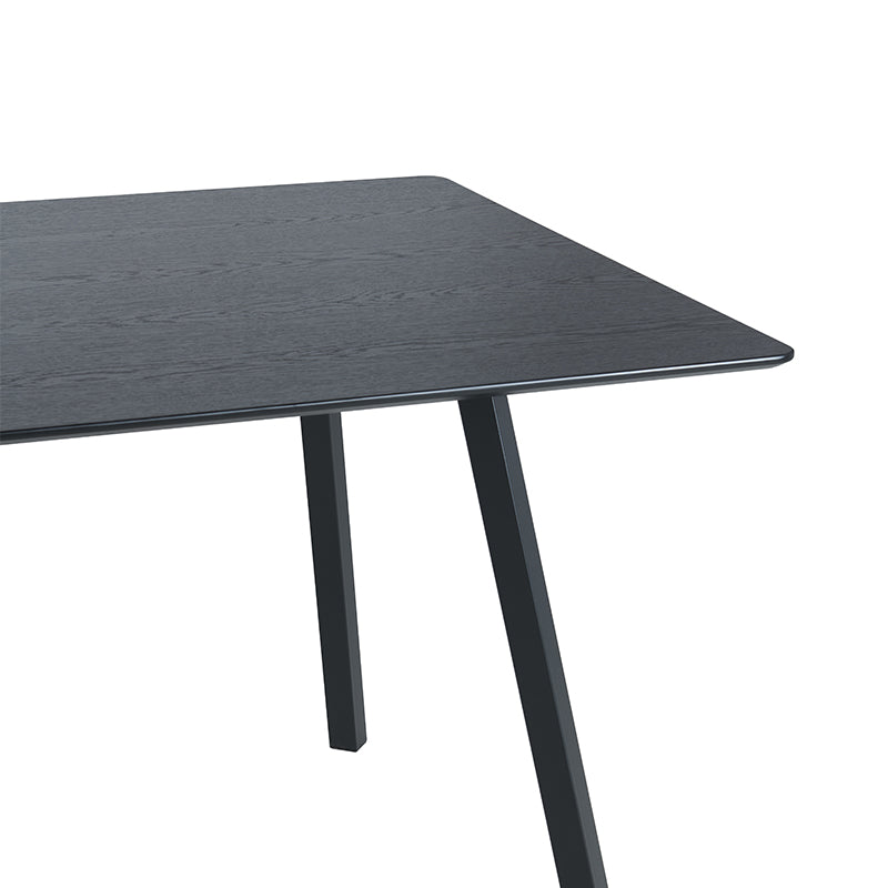 Sloane Rectangular Dining Table [Black] [160 cm]