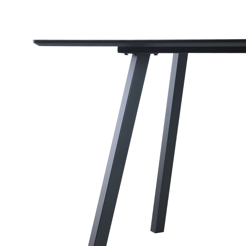 Sloane Rectangular Dining Table [Black] [160 cm]