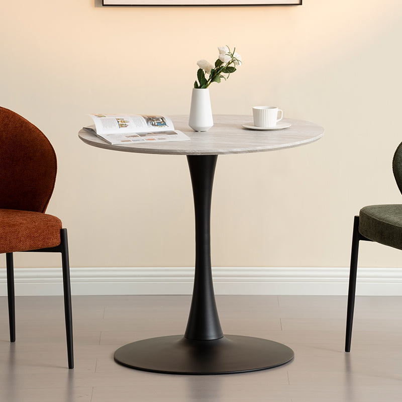 Tiana Round Dining Table & 2 Bard Dining Chairs [Dining Set]