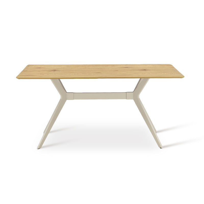 Laila Rectangular Dining Table [Dark Grey Marble] [Wood][160cm]