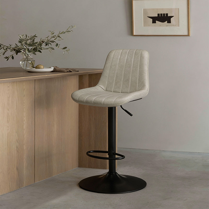 Jarvis AH Bar Stools [Set of 2] [Pu Leather] [62cm-82cm]