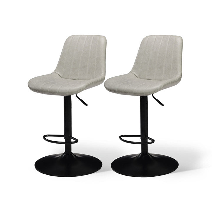 Jarvis AH Bar Stools [Set of 2] [Pu Leather] [62cm-82cm]