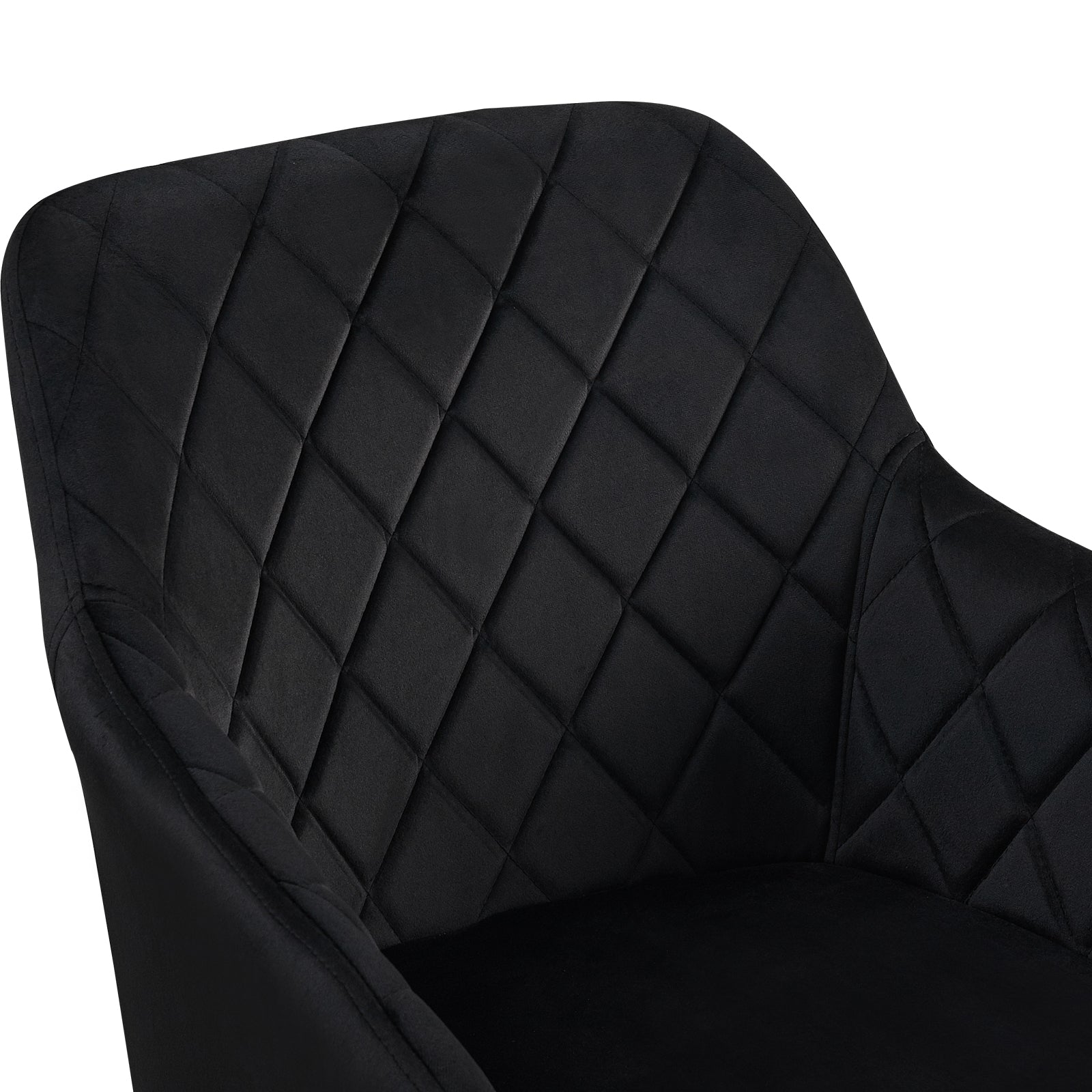 Set of 2 online black accent chairs